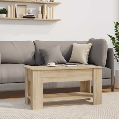 vidaXL Coffee Table Sonoma Oak 101x49x52 cm Engineered Wood