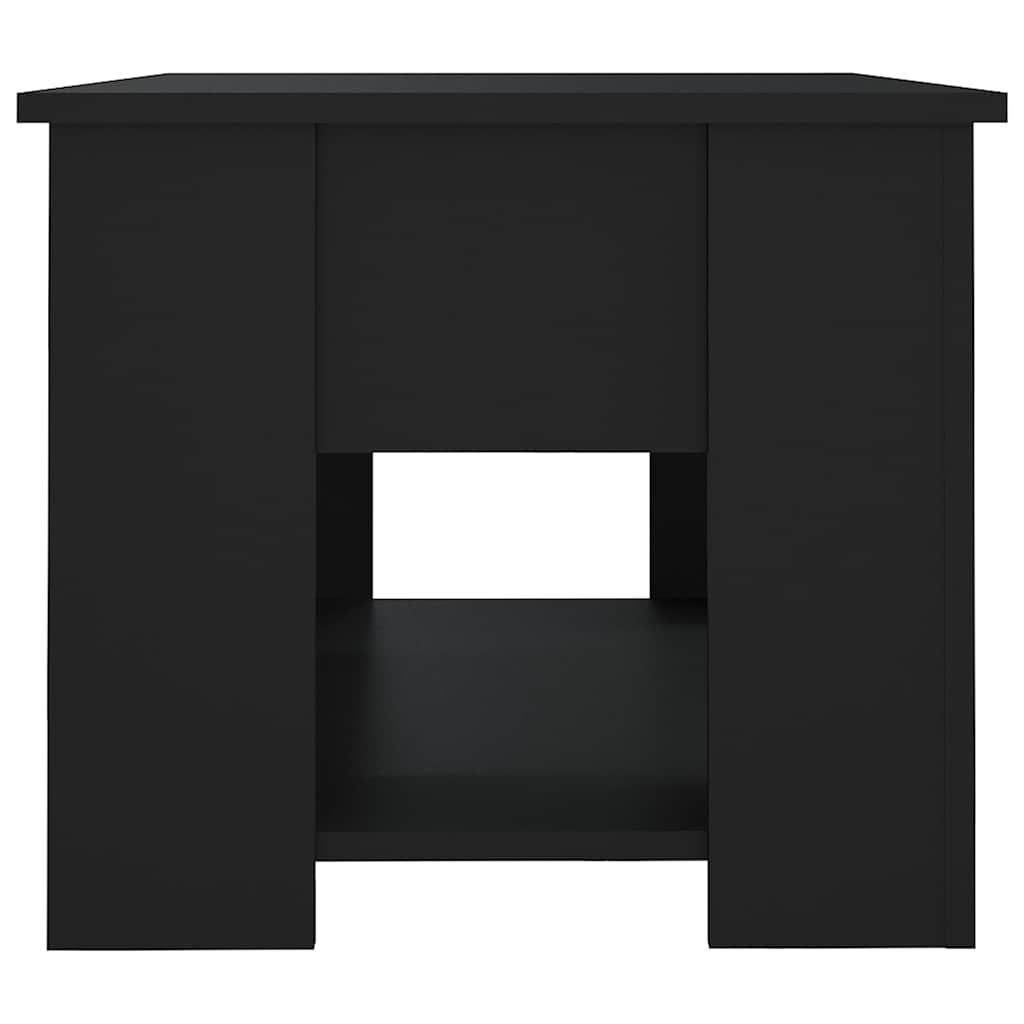 vidaXL Coffee Table Black 79x49x41 cm Engineered Wood