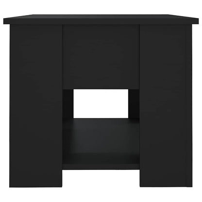 vidaXL Coffee Table Black 79x49x41 cm Engineered Wood