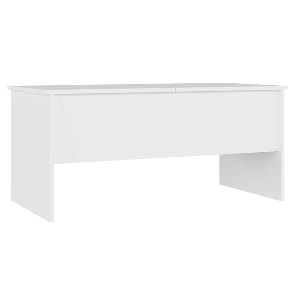 vidaXL Coffee Table White 102x50.5x46.5 cm Engineered Wood