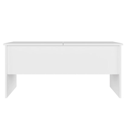 vidaXL Coffee Table White 102x50.5x46.5 cm Engineered Wood