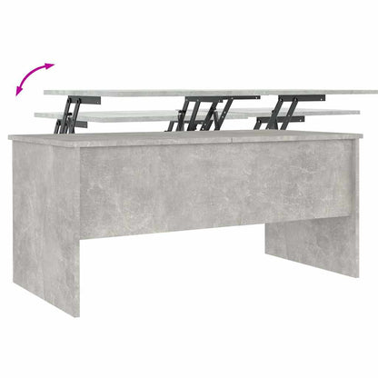 vidaXL Coffee Table Concrete Grey 102x50.5x46.5 cm Engineered Wood