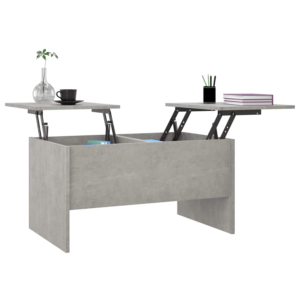 vidaXL Coffee Table Concrete Grey 80x50x42.5 cm Engineered Wood