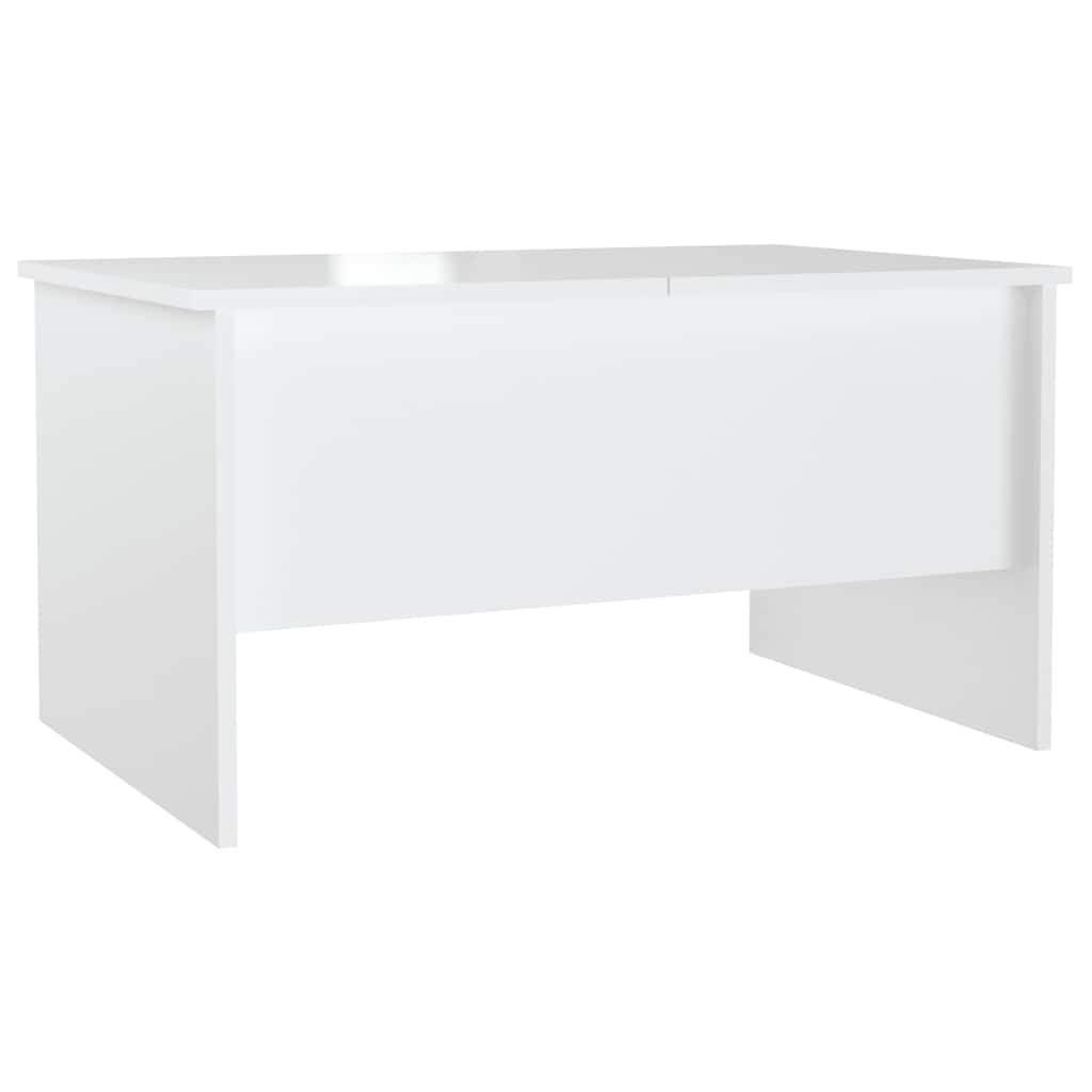 vidaXL Coffee Table High Gloss White 80x50x42.5 cm Engineered Wood