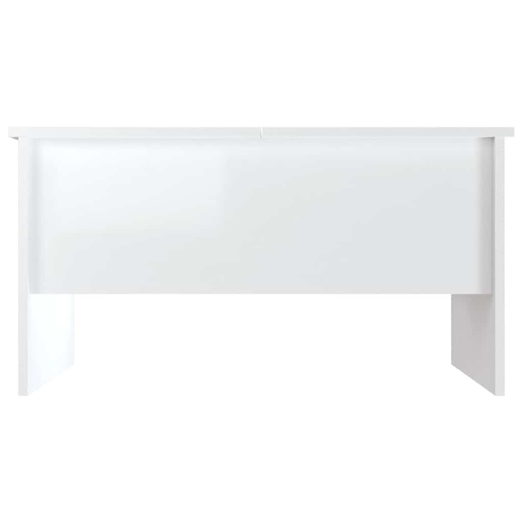 vidaXL Coffee Table High Gloss White 80x50x42.5 cm Engineered Wood