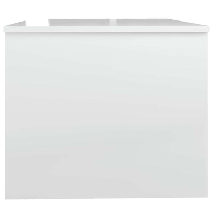 vidaXL Coffee Table High Gloss White 80x50x42.5 cm Engineered Wood