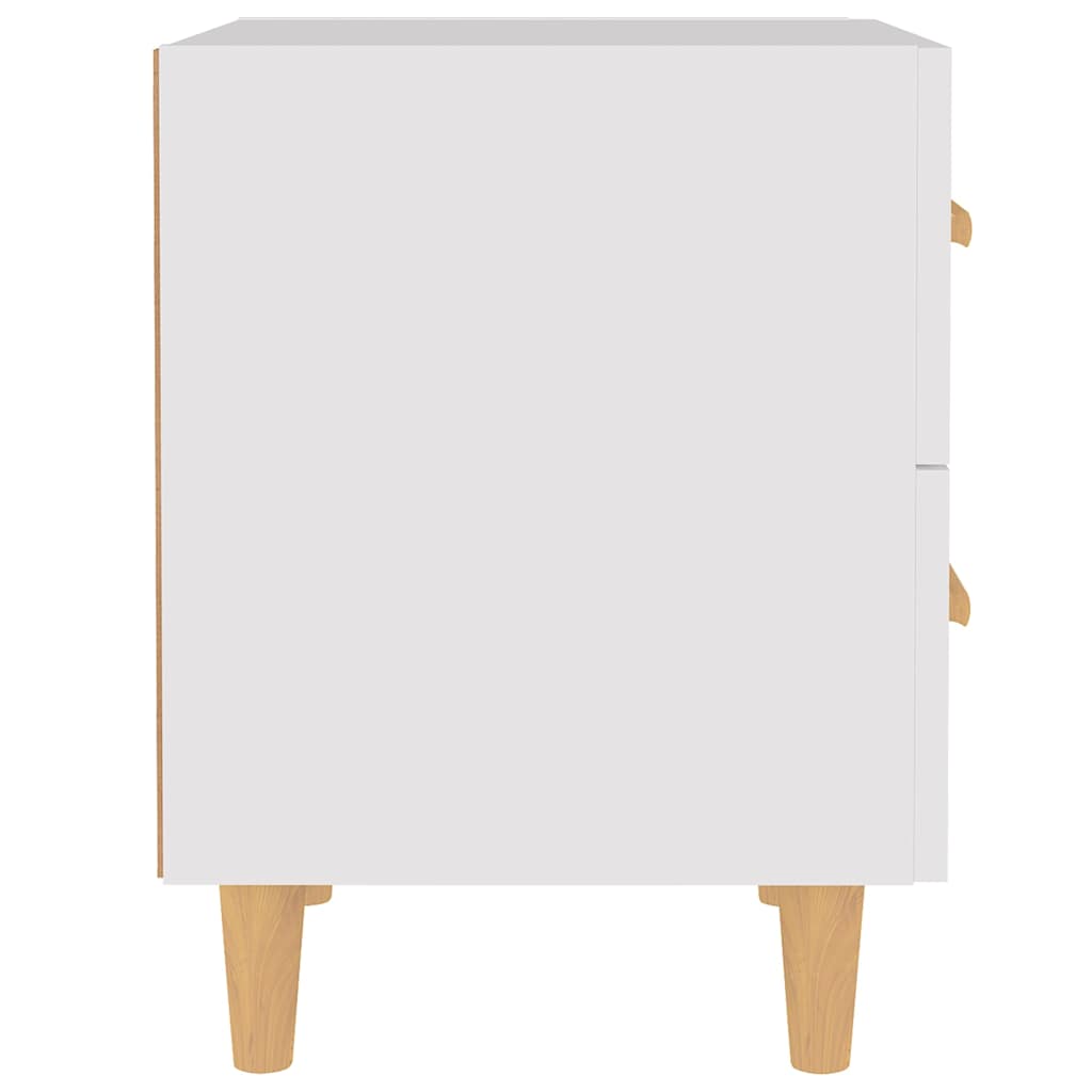 811970 vidaXL Bed Cabinet White 40x35x47,5 cm
