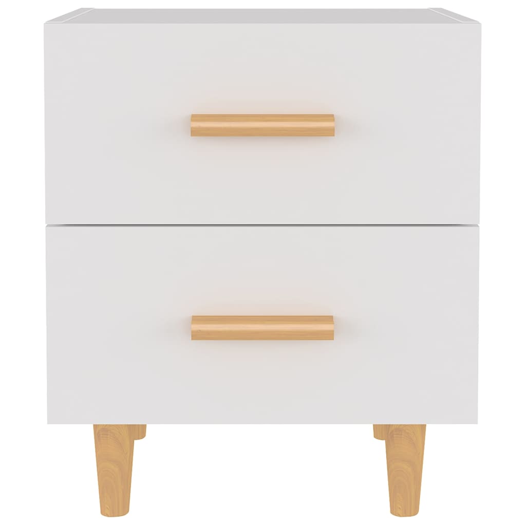 811971 vidaXL Bed Cabinets 2 pcs White 40x35x47,5 cm