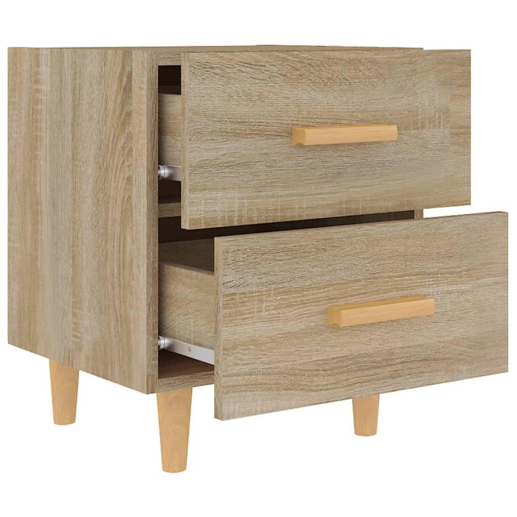 vidaXL Bed Cabinet Sonoma Oak 40x35x47.5 cm