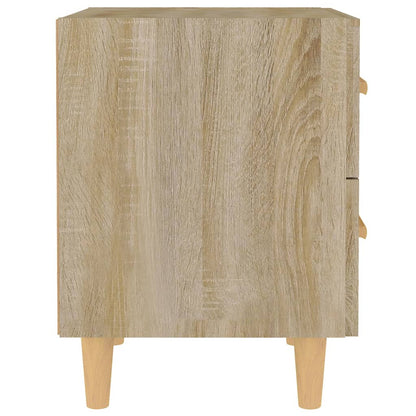 vidaXL Bed Cabinets 2 pcs Sonoma Oak 40x35x47.5 cm