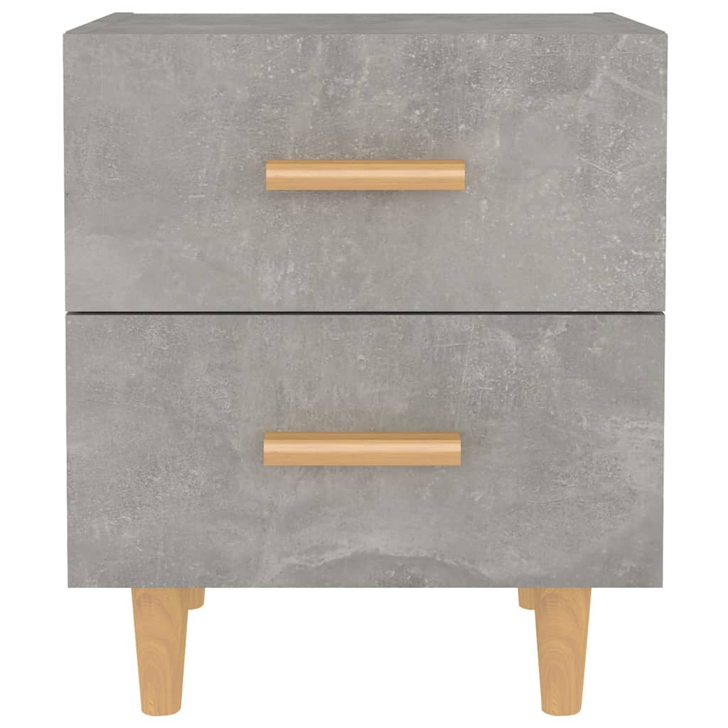 vidaXL Bed Cabinet Concrete Grey 40x35x47.5 cm