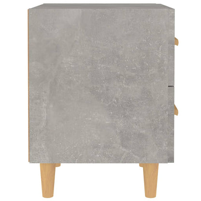 vidaXL Bed Cabinet Concrete Grey 40x35x47.5 cm