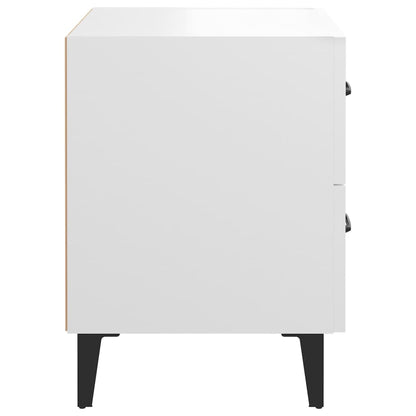 vidaXL Bedside Cabinets 2pcs White 40x35x47.5 cm