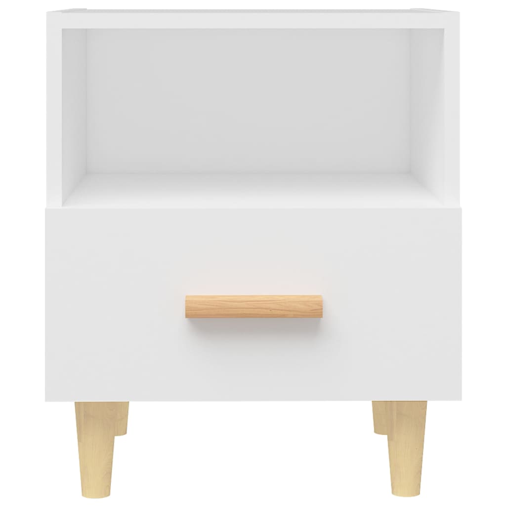 vidaXL Bedside Cabinet White 40x35x47 cm