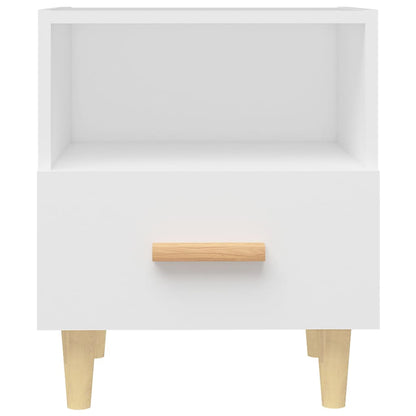 vidaXL Bedside Cabinet White 40x35x47 cm