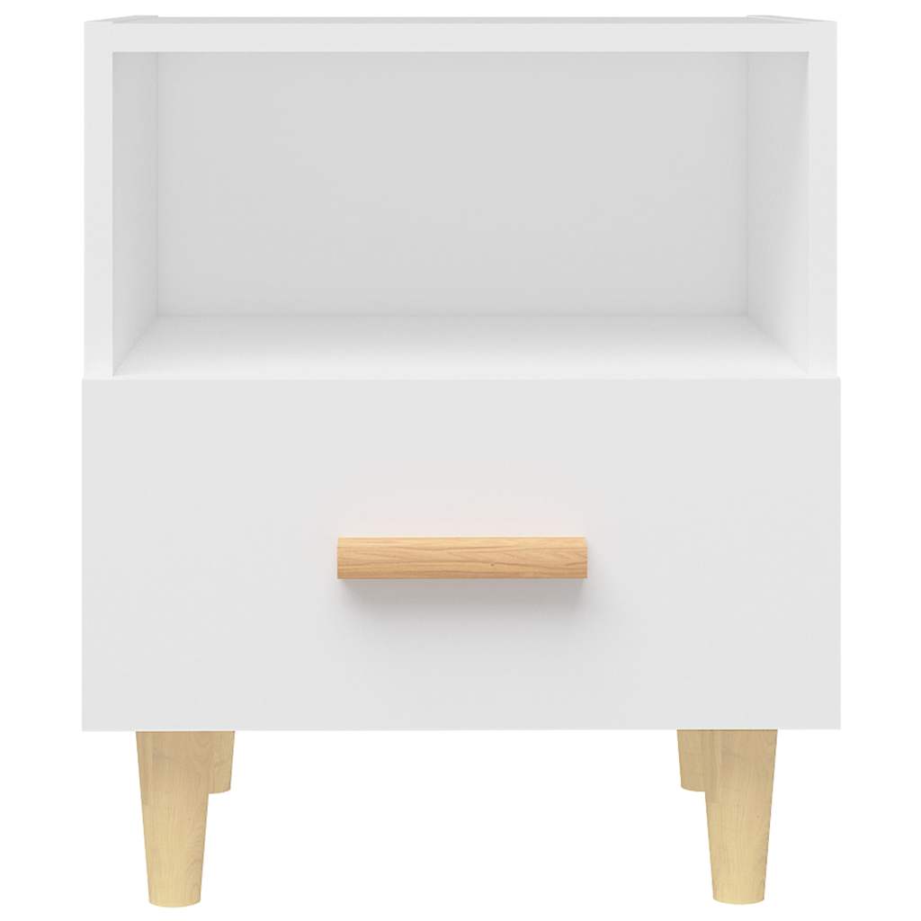 vidaXL Bedside Cabinet White 40x35x47 cm