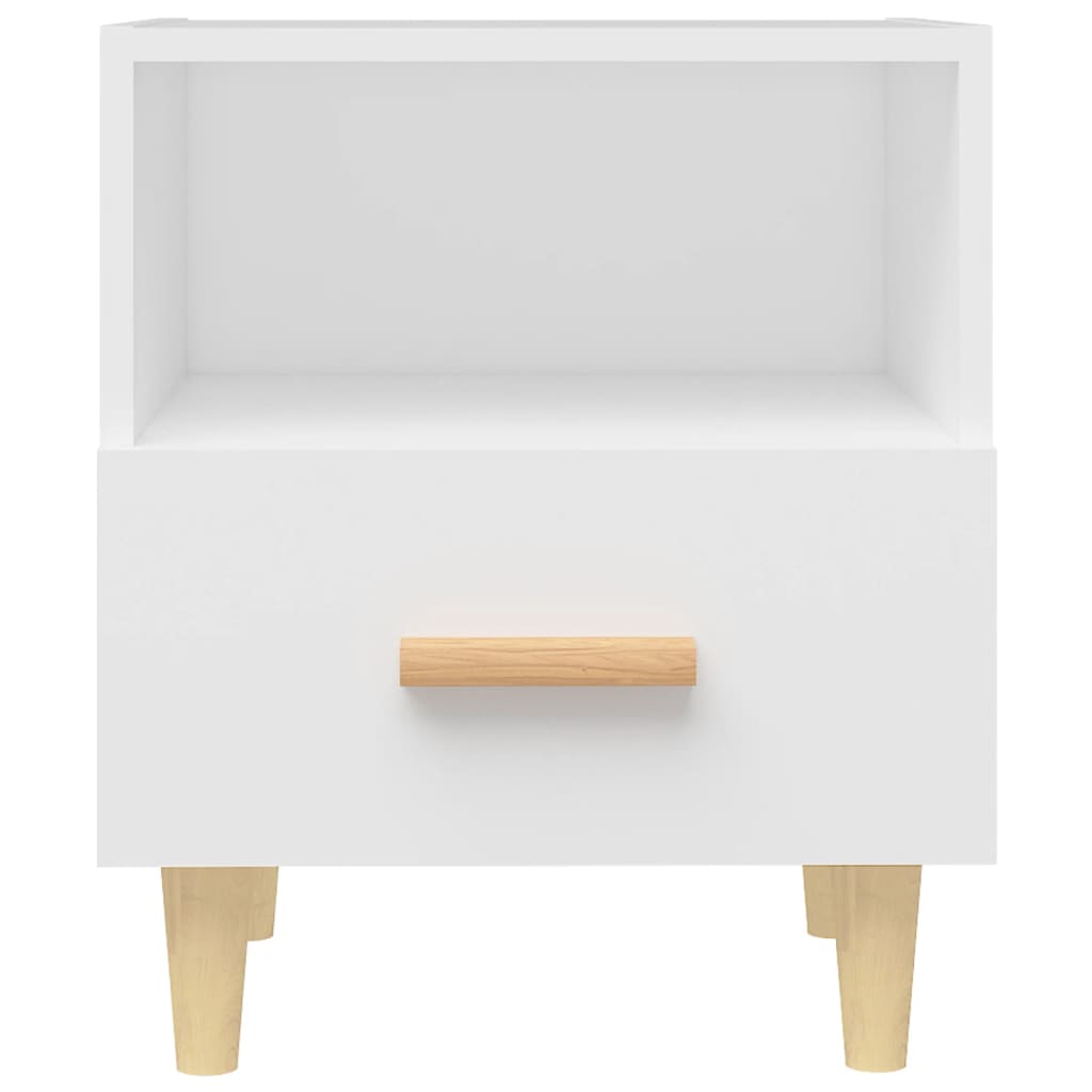 vidaXL Bedside Cabinets 2 pcs White 40x35x47 cm