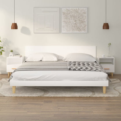 vidaXL Bedside Cabinets 2 pcs White 40x35x47 cm