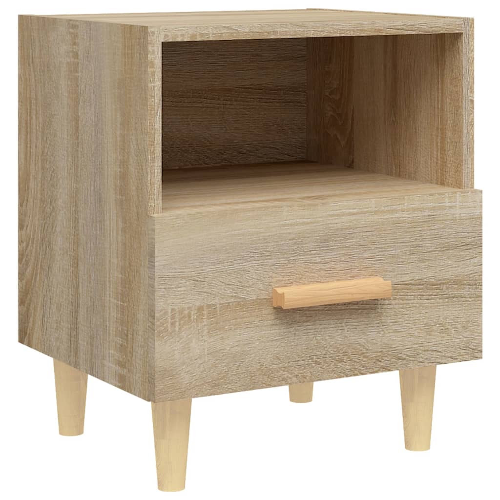 vidaXL Bedside Cabinets 2 pcs Sonoma Oak 40x35x47 cm