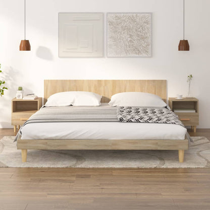 vidaXL Bedside Cabinets 2 pcs Sonoma Oak 40x35x47 cm