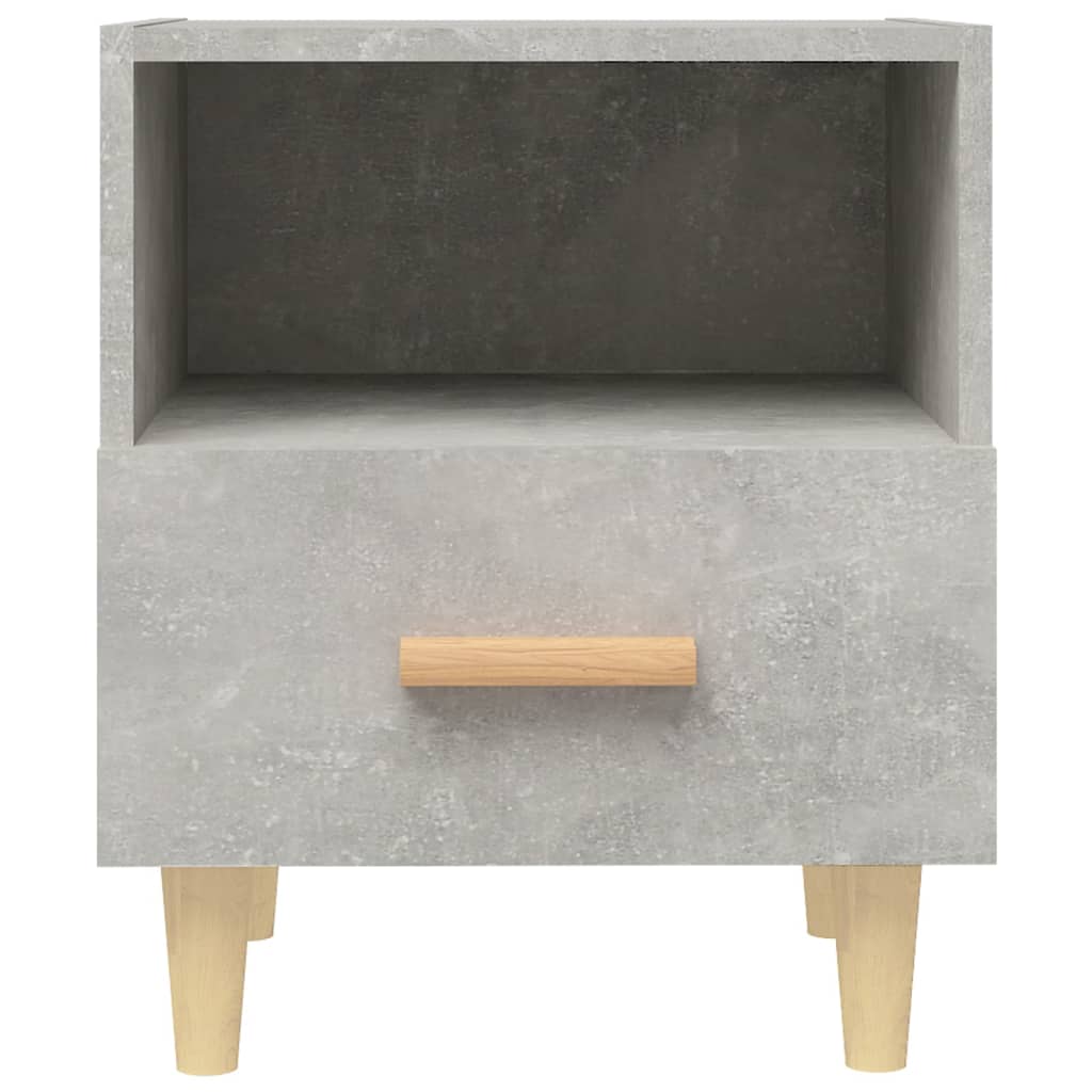 vidaXL Bedside Cabinet Concrete Grey 40x35x47 cm