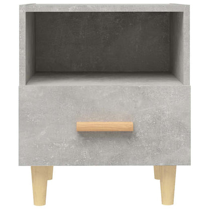 vidaXL Bedside Cabinet Concrete Grey 40x35x47 cm