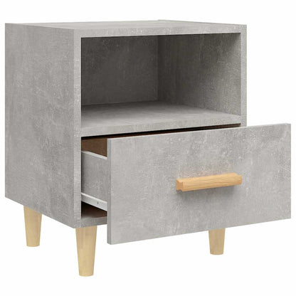 vidaXL Bedside Cabinet Concrete Grey 40x35x47 cm