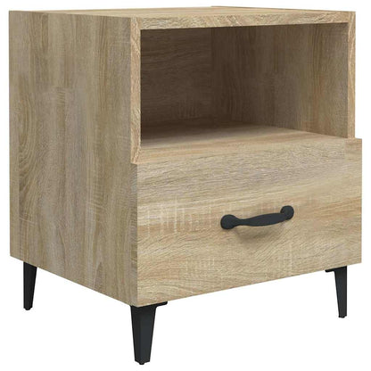 vidaXL Bedside Cabinet Sonoma Oak Engineered Wood