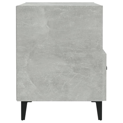 vidaXL Bedside Cabinets 2 pcs Concrete Grey Engineered Wood