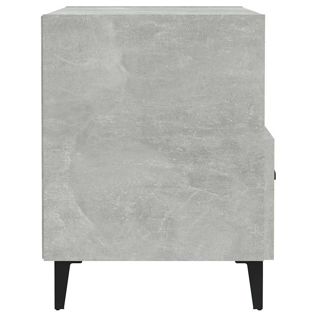 vidaXL Bedside Cabinets 2 pcs Concrete Grey Engineered Wood