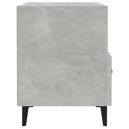vidaXL Bedside Cabinets 2 pcs Concrete Grey Engineered Wood