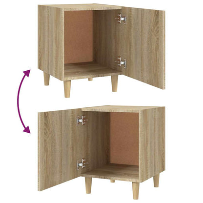 vidaXL Bedside Cabinet Sonoma Oak Engineered Wood