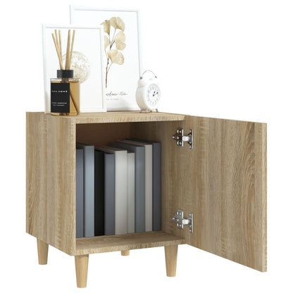vidaXL Bedside Cabinet Sonoma Oak Engineered Wood