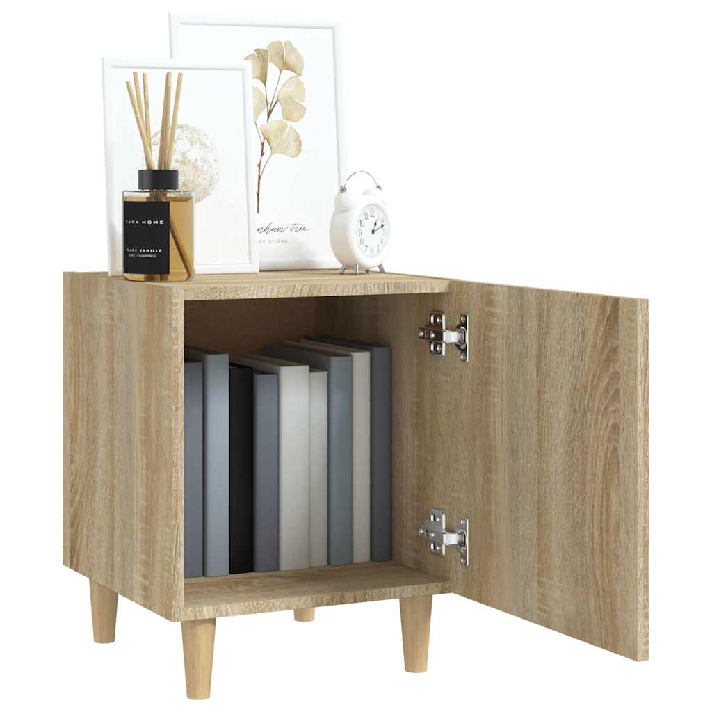 vidaXL Bedside Cabinet Sonoma Oak Engineered Wood