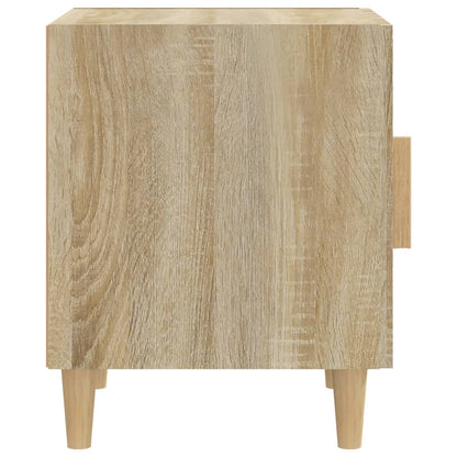 vidaXL Bedside Cabinets 2 pcs Sonoma Oak Engineered Wood