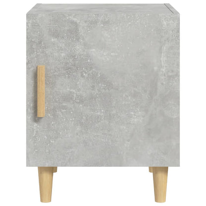 vidaXL Bedside Cabinet Concrete Grey Engineered Wood