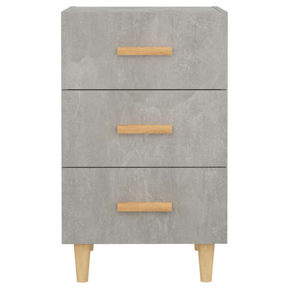vidaXL Bedside Cabinet Concrete Grey 40x40x66 cm Engineered Wood