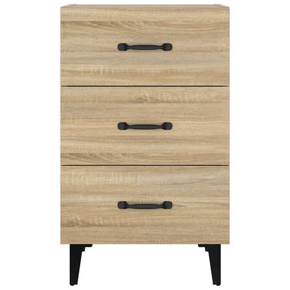 vidaXL Bedside Cabinet Sonoma Oak 40x40x66 cm Engineered Wood