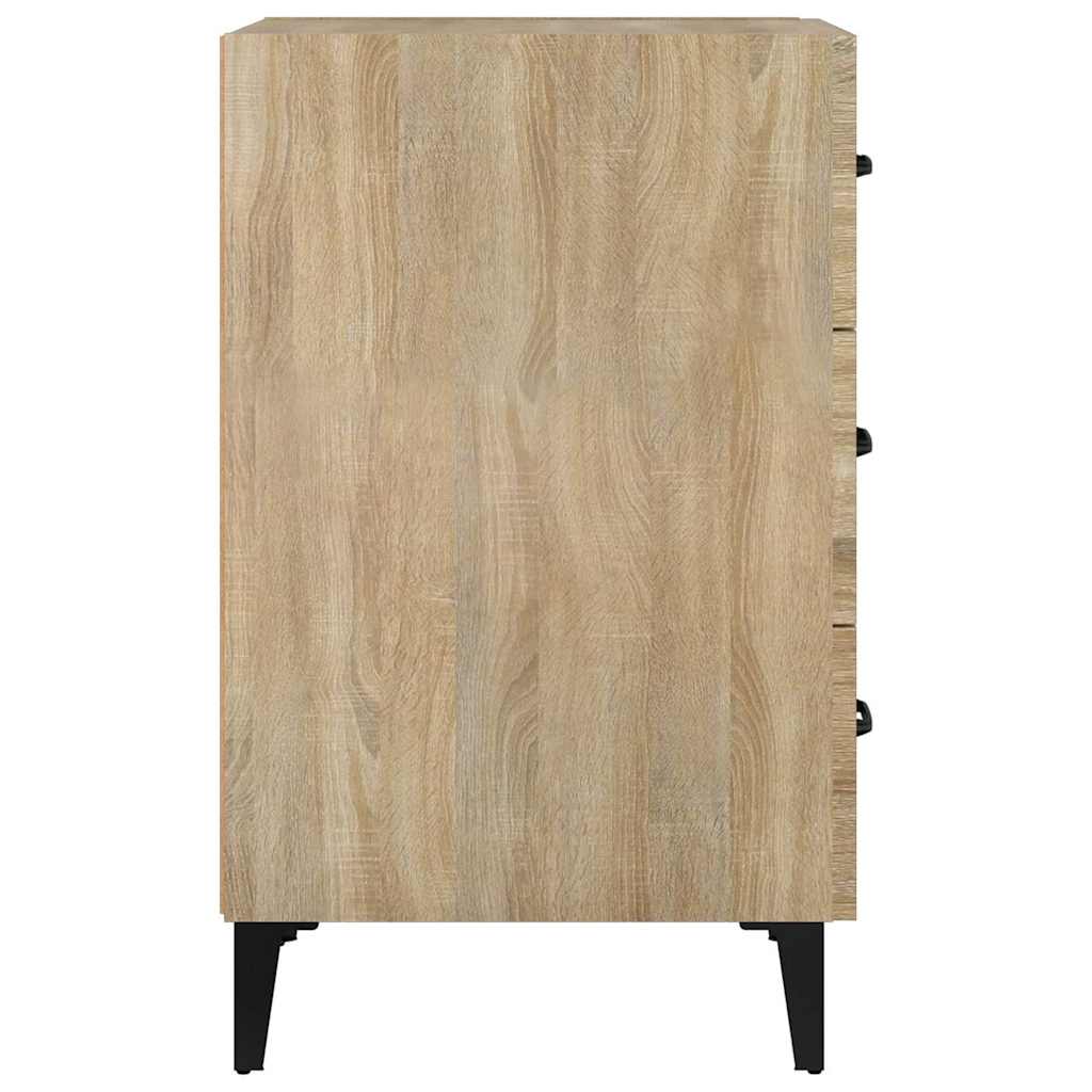 vidaXL Bedside Cabinet Sonoma Oak 40x40x66 cm Engineered Wood