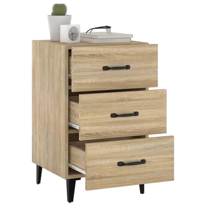 vidaXL Bedside Cabinet Sonoma Oak 40x40x66 cm Engineered Wood