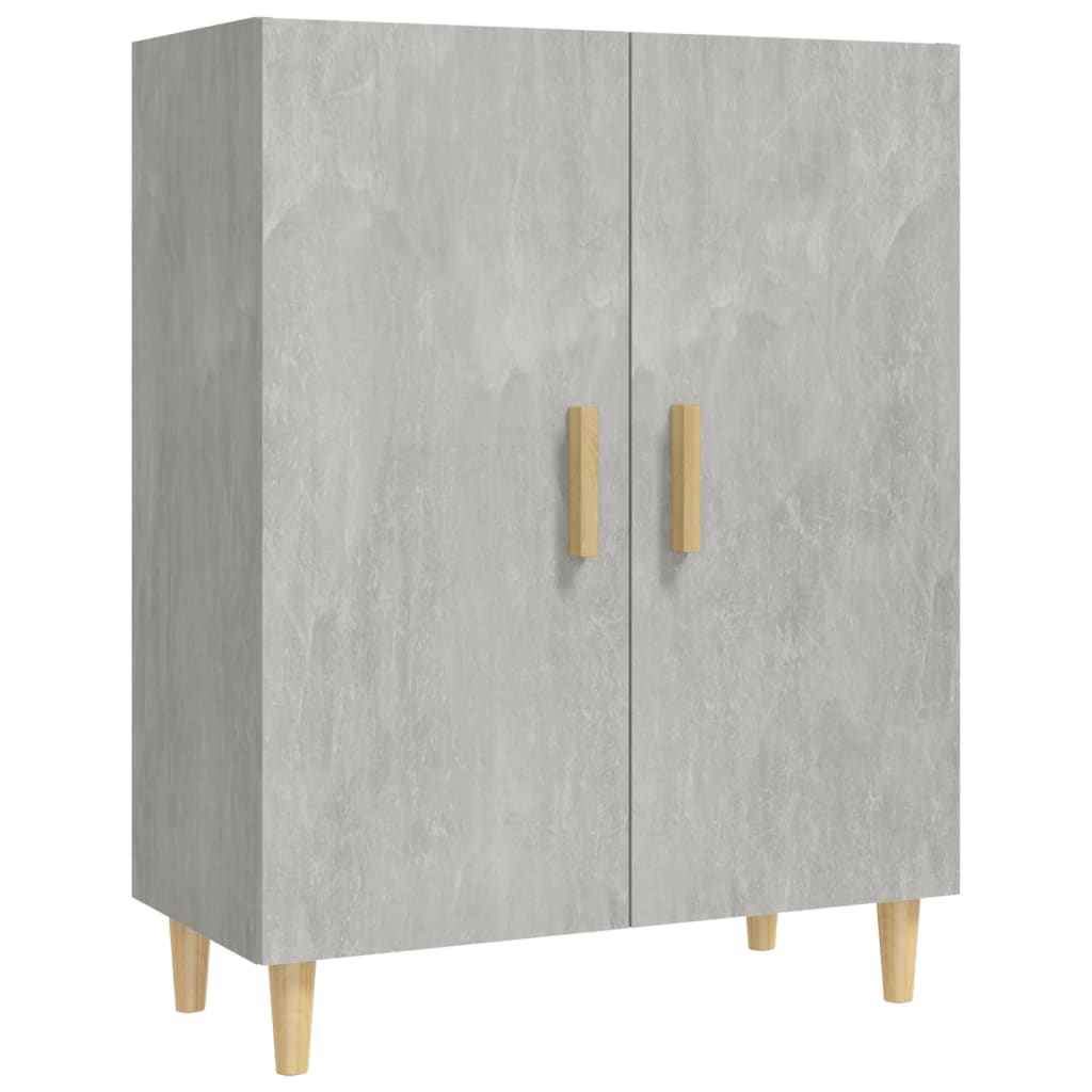 vidaXL Sideboard Concrete Grey 70x34x90 cm Engineered Wood