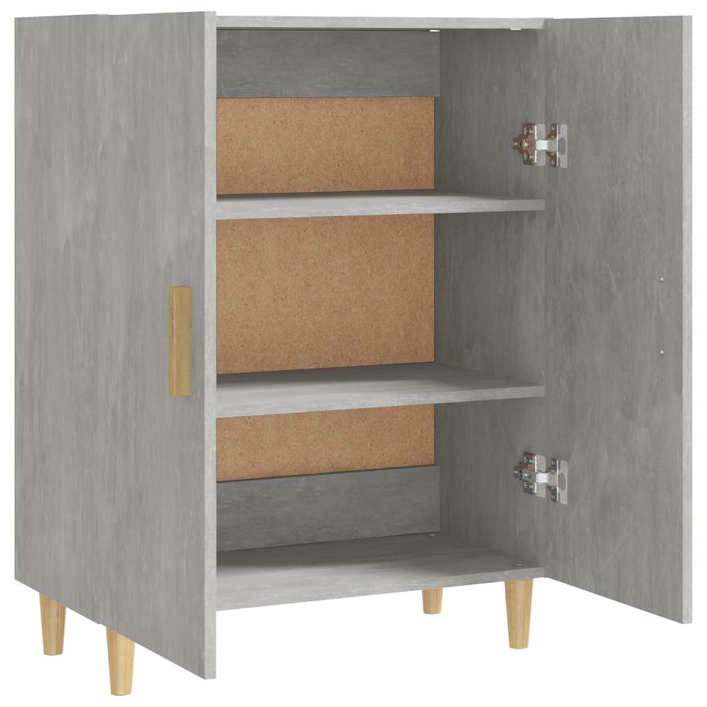 vidaXL Sideboard Concrete Grey 70x34x90 cm Engineered Wood