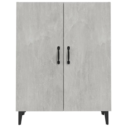vidaXL Sideboard Concrete Grey 70x34x90 cm Engineered Wood