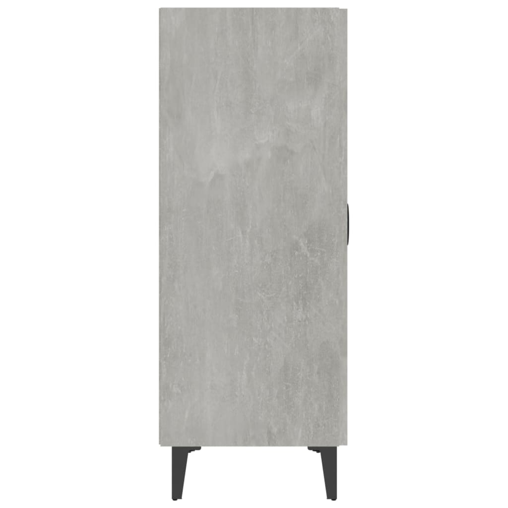 vidaXL Sideboard Concrete Grey 70x34x90 cm Engineered Wood