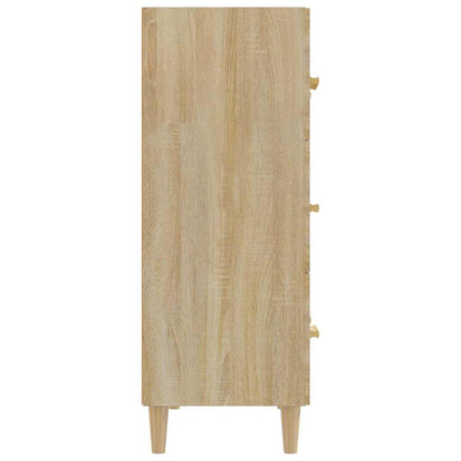 vidaXL Sideboard Sonoma Oak 70x34x90 cm Engineered Wood