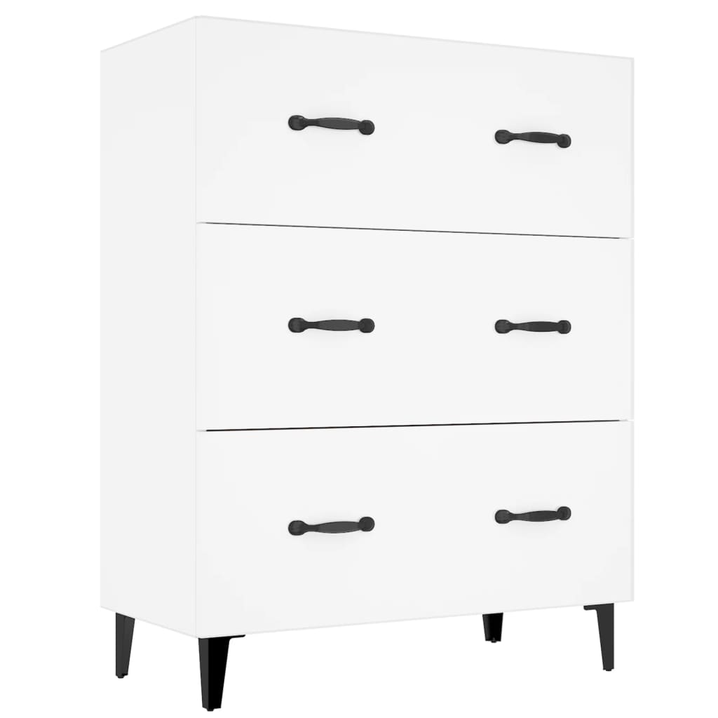 vidaXL Sideboard White 69.5x34x90 cm Engineered Wood