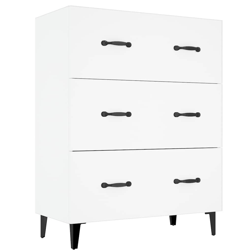 vidaXL Sideboard White 69,5x34x90 cm Engineered Wood