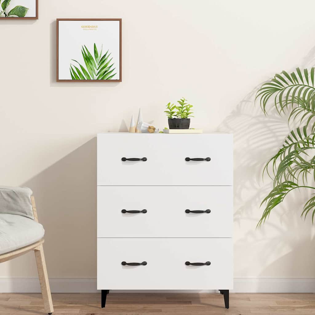 vidaXL Sideboard White 69,5x34x90 cm Engineered Wood