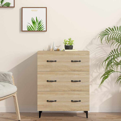 vidaXL Sideboard Sonoma Oak 69,5x34x90 cm Engineered Wood