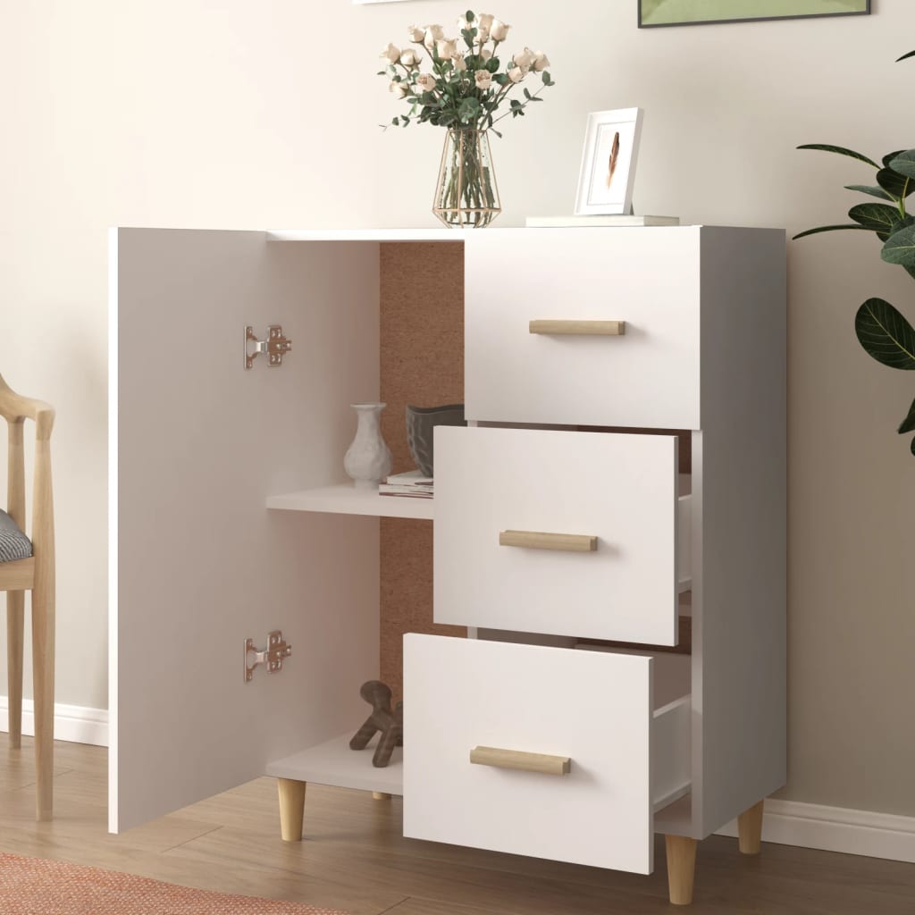 vidaXL Sideboard White 69.5x34x90 cm Engineered Wood